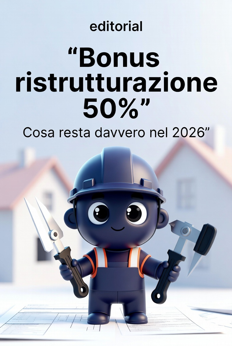 Bonus ristrutturazione 50% in Italia: cosa resta davvero nel 2026