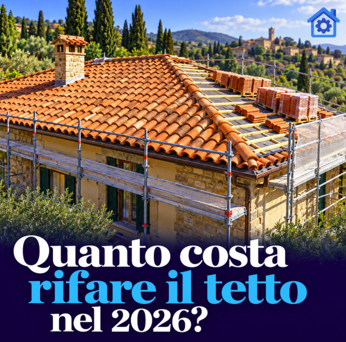 Quanto costa rifare il tetto nel 2026?