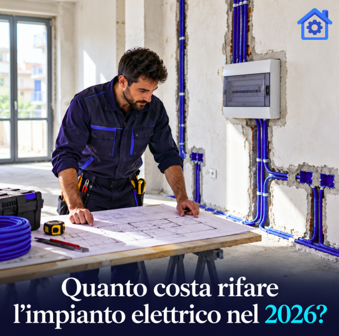 Quanto costa rifare l’impianto elettrico nel 2026?