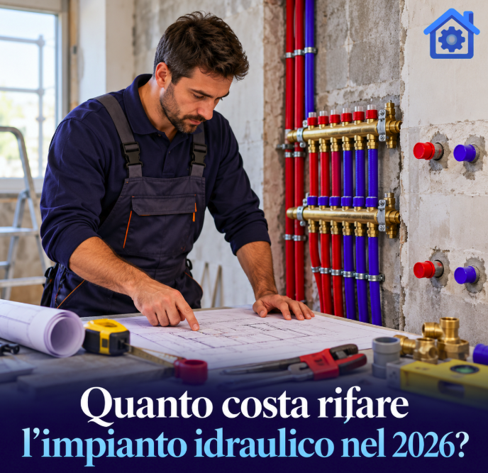 Quanto costa rifare l’impianto idraulico nel 2026?