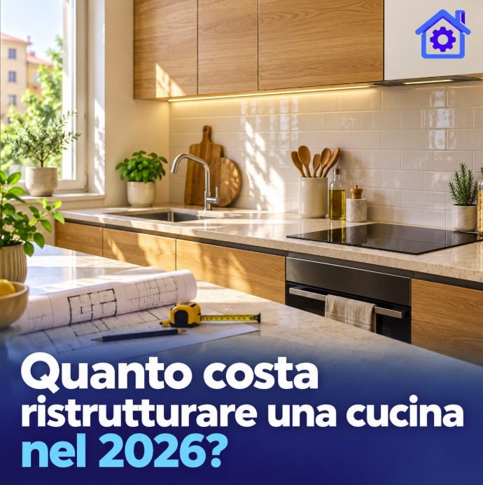 Quanto costa ristrutturare una cucina nel 2026?