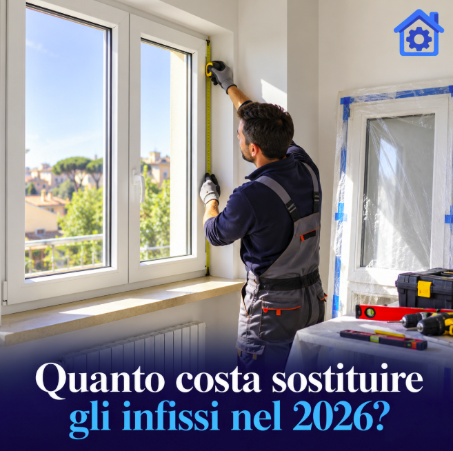 Quanto costa sostituire gli infissi nel 2026?